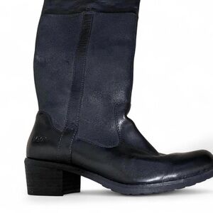 UGG | Shoes | Ugg Layna Shearling Lined Foldable Cuff Black  UGG Layna Shearling Foldable Cuff Black Maroon Nubuck Heeled Leather Boot 7 6.5 main image 0